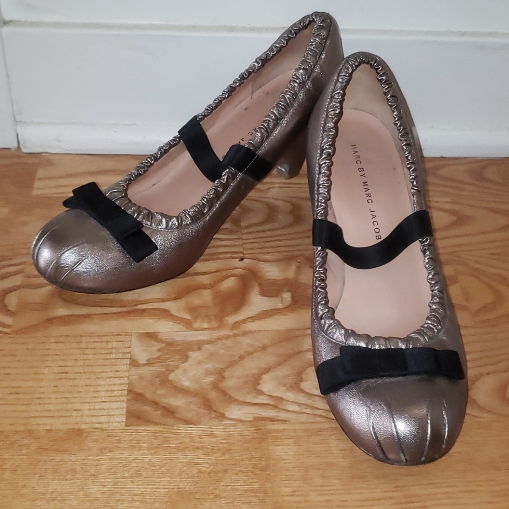Marc by Marc Jacobs Metallic Heels